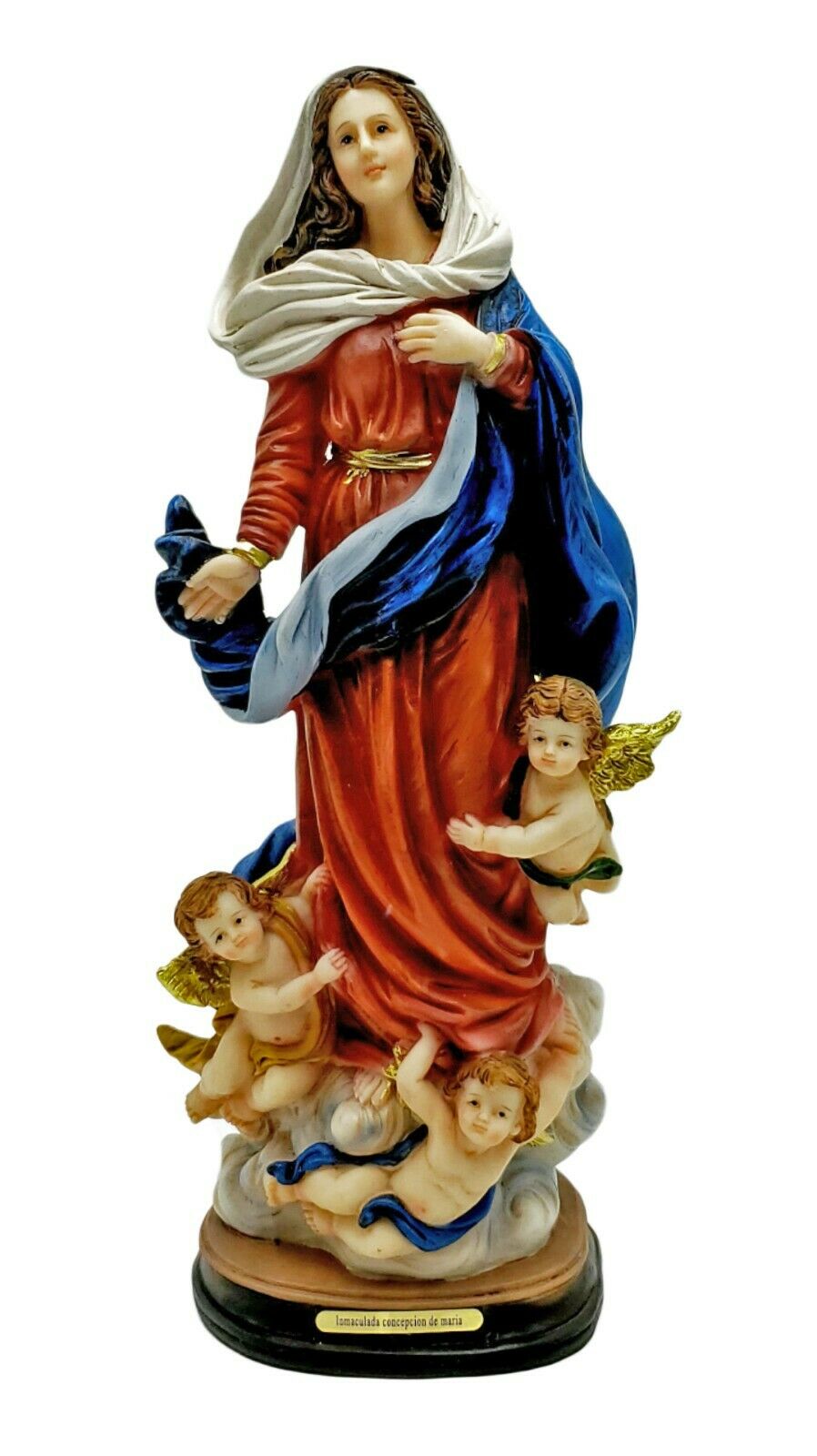 12" Virgen Inmaculada Concepcion Imagen Statue Immaculate Conception Virgin Mary