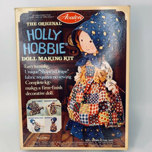 Vintage 1976 The Original Holly Hobbie Doll Making Kit By Avalon Unused New