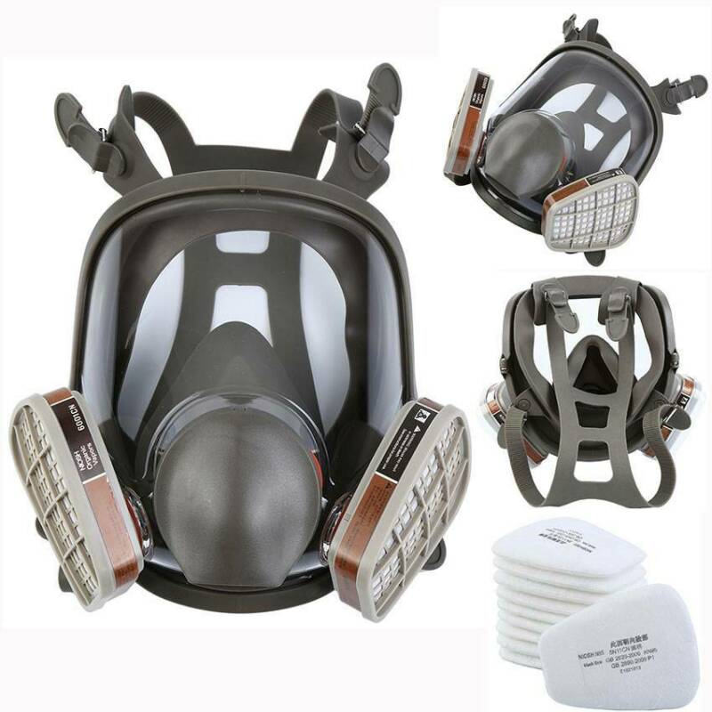 15 In 1 Facepiece Full Face Gas Mask Filter Respirator Painting Similar For 6800