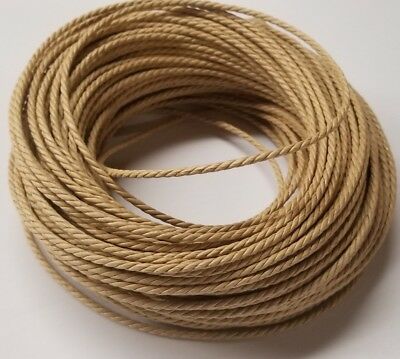 Laced Danish Cord Kraft Brown (1 Lb) 180 Feet Coil Twisted 3 Ply Rope Chair Seat