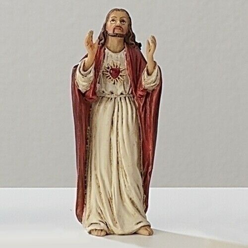 The Sacred Heart Of Jesus Patrons And Protectors Religious Figurine