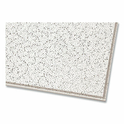 Armstrong World Cortega Non-directional Angled Ceiling Tiles White 10/ctn 703b