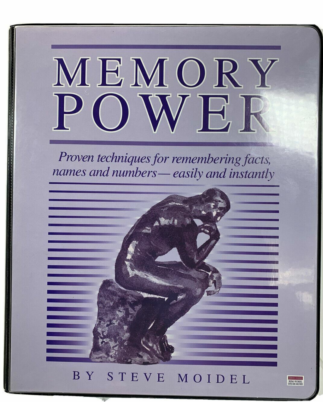 Memory Power Steve Moidel Caree Rtrack Publications Six Cassette Audio