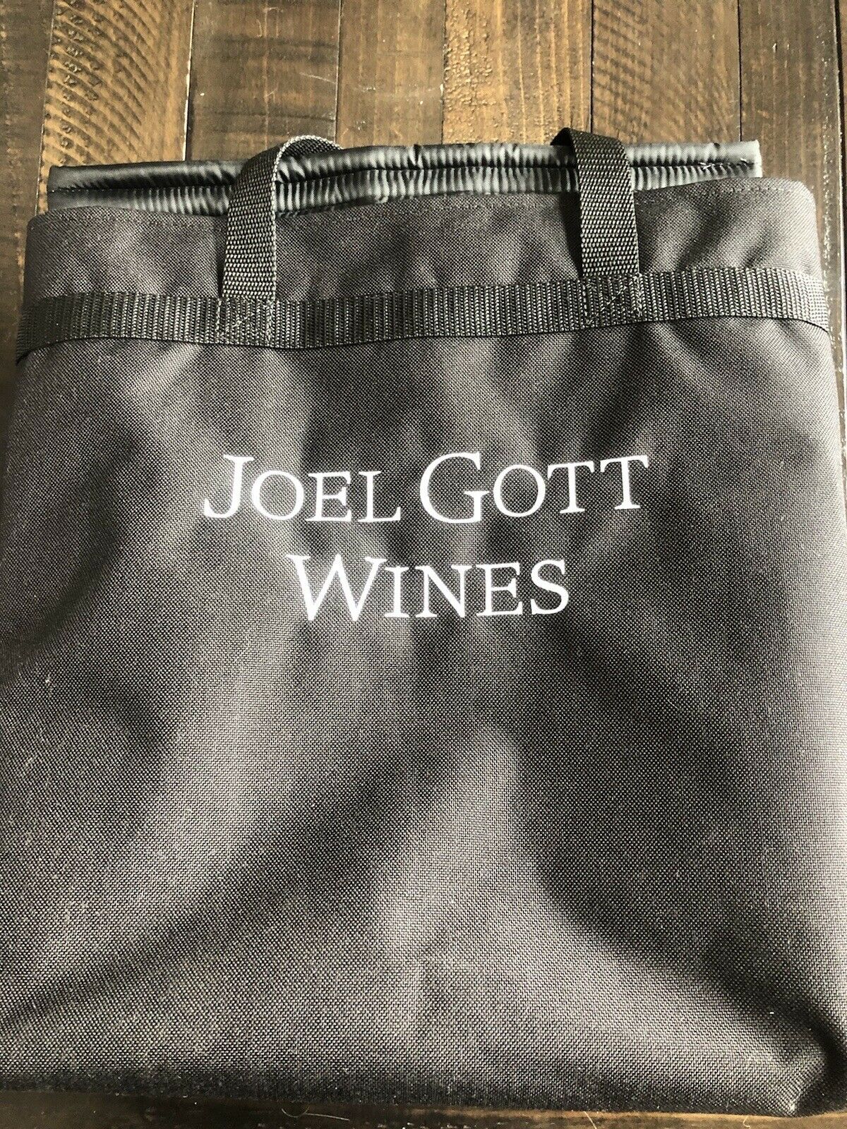 Chill-n-go 6 Bottle Carrier Joel Fort Wine Padded Tote Cooler Bag Black Usa